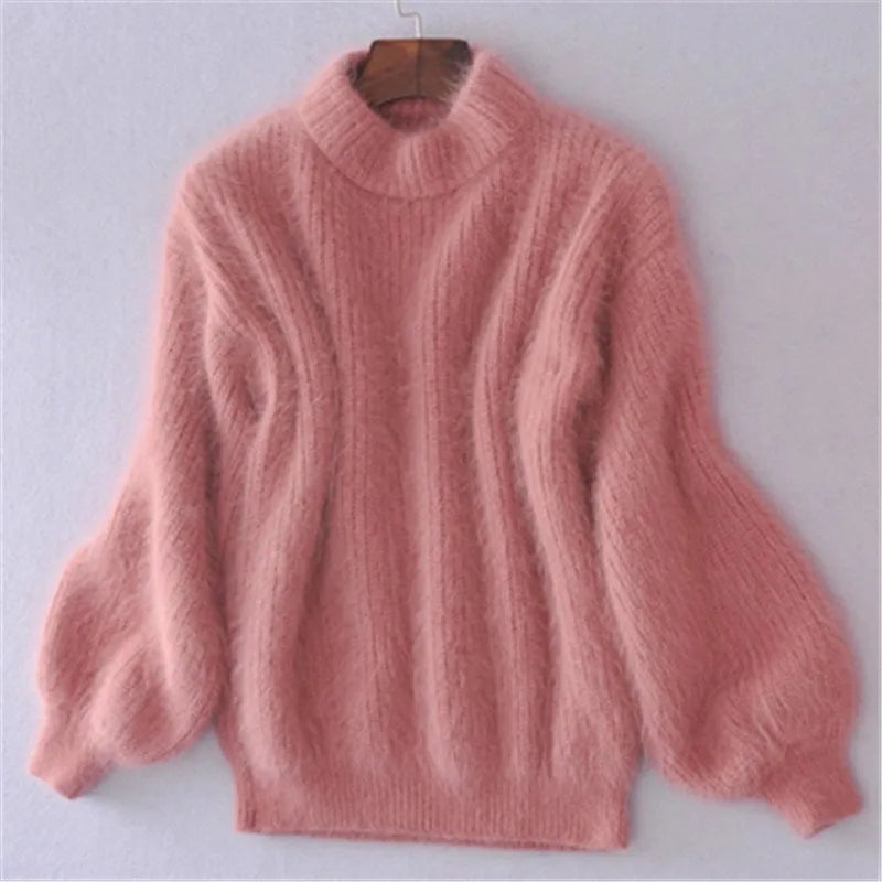 Adelinde | Damen Locker Gestrickter Vintage-Pullover