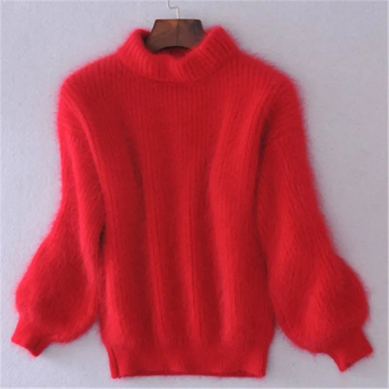 Adelinde | Damen Locker Gestrickter Vintage-Pullover