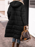 Ellena | Damen Schlichte Lange Winterjacke