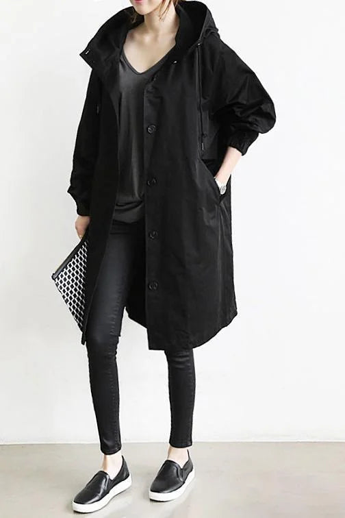 Adelheid | Women's Classic Hooded Trench Coat