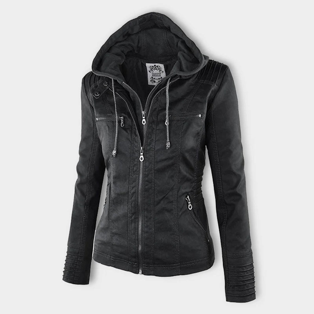 Chantal | Elegante taillierte Damenjacke mit Reißverschluss