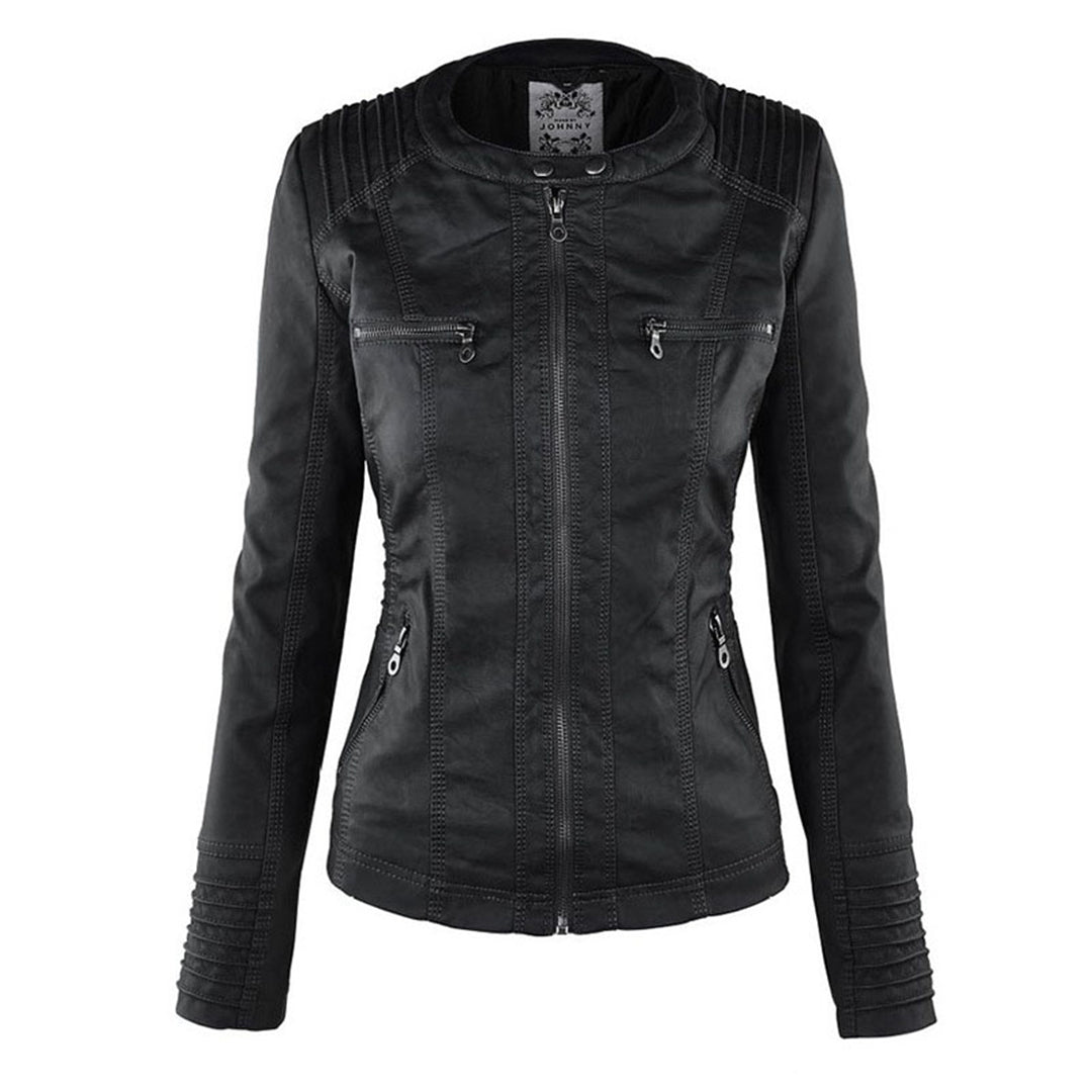 Chantal | Elegante taillierte Damenjacke mit Reißverschluss