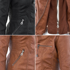 Chantal | Elegante taillierte Damenjacke mit Reißverschluss