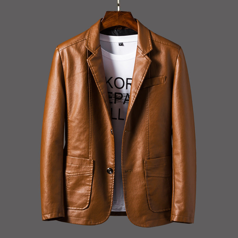Aaron | Herren modische Lederjacke