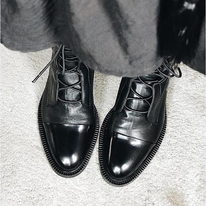 Adelgunde | Damen-Vintage-Stiefeletten mit Absatz