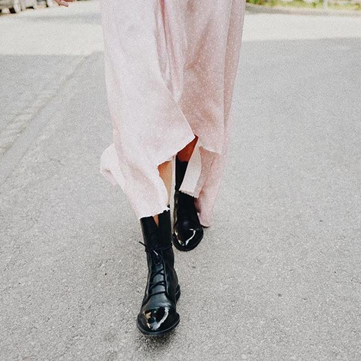 Adelgunde | Damen-Vintage-Stiefeletten mit Absatz