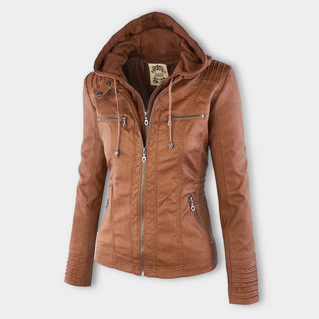 Chantal | Elegante taillierte Damenjacke mit Reißverschluss