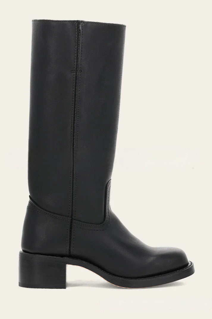 Agatha | Damen Western Lederstiefel mit Blockabsatz