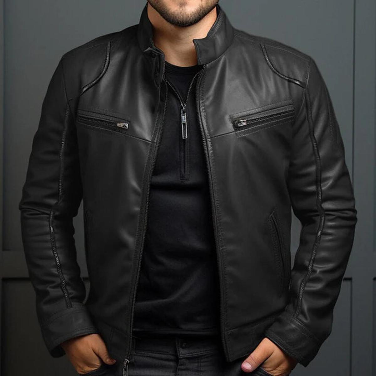 Alexander | Herren Klassische Bikerjacke