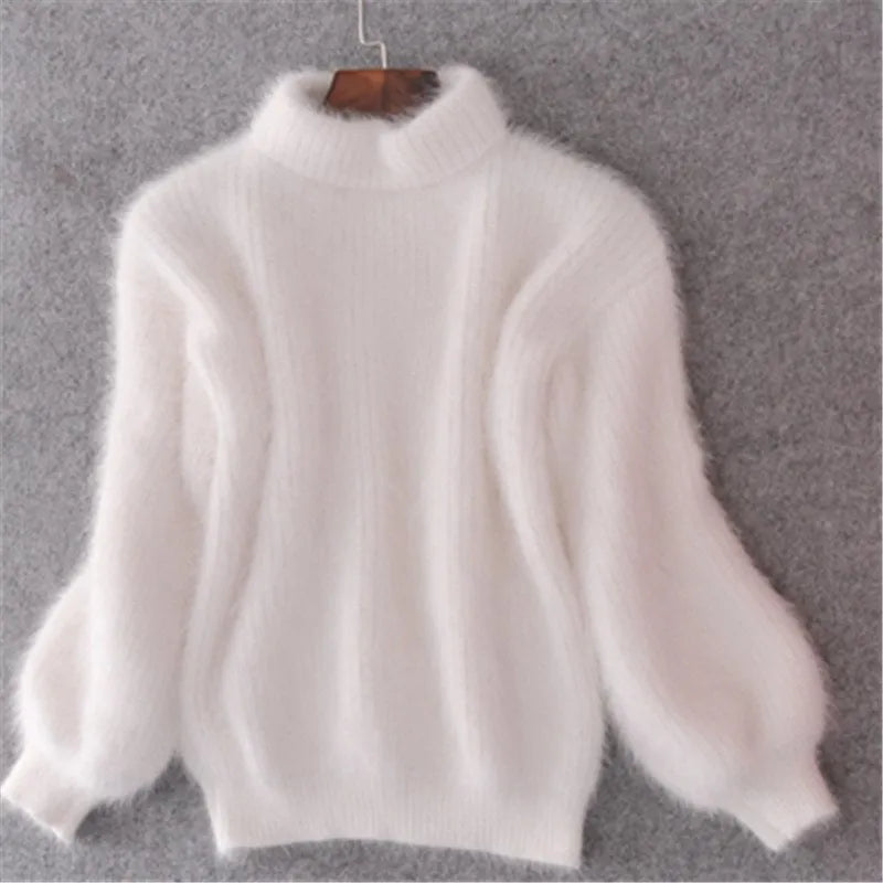Adelinde | Damen Locker Gestrickter Vintage-Pullover