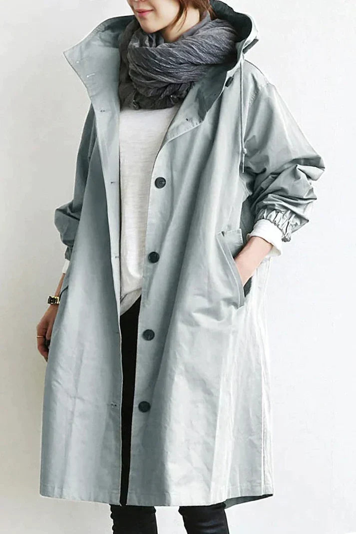 Adelheid | Women's Classic Hooded Trench Coat