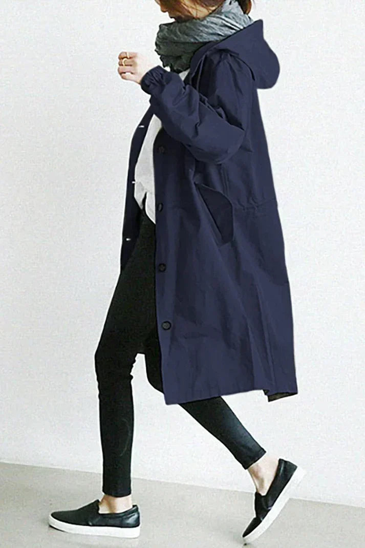 Adelheid | Women's Classic Hooded Trench Coat