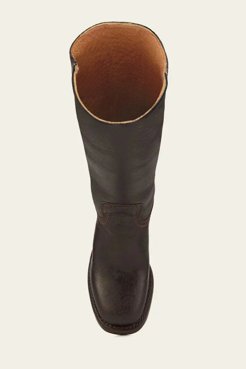 Agatha | Damen Western Lederstiefel mit Blockabsatz
