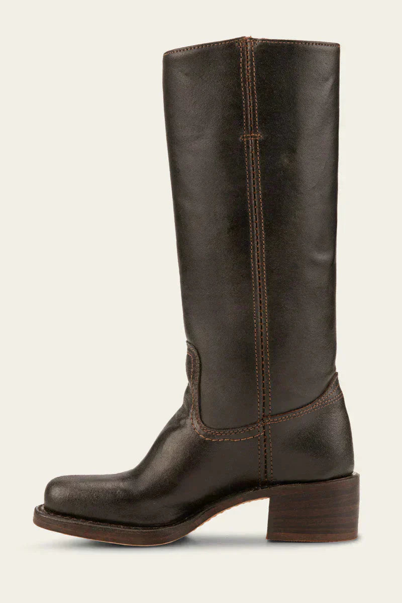 Agatha | Damen Western Lederstiefel mit Blockabsatz