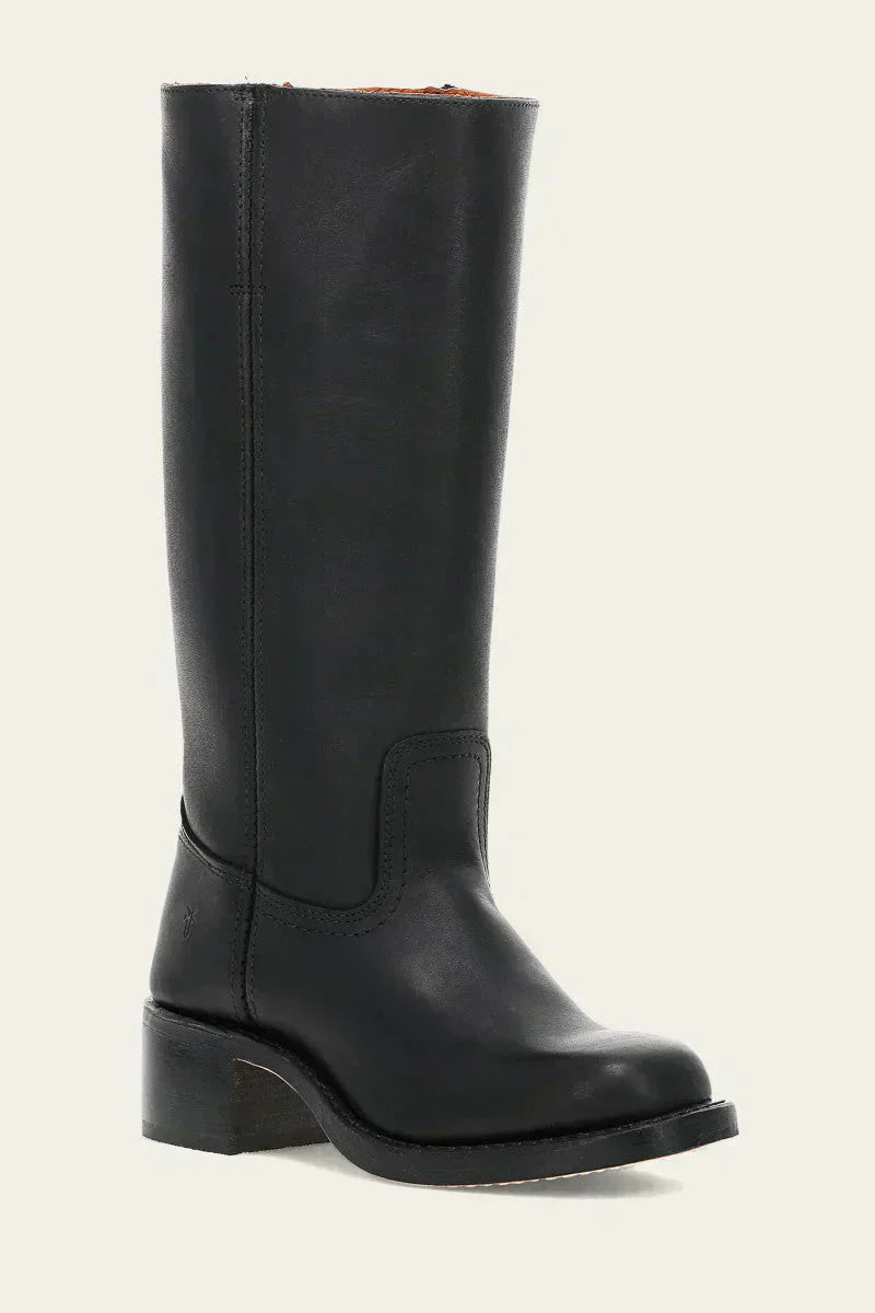 Agatha | Damen Western Lederstiefel mit Blockabsatz