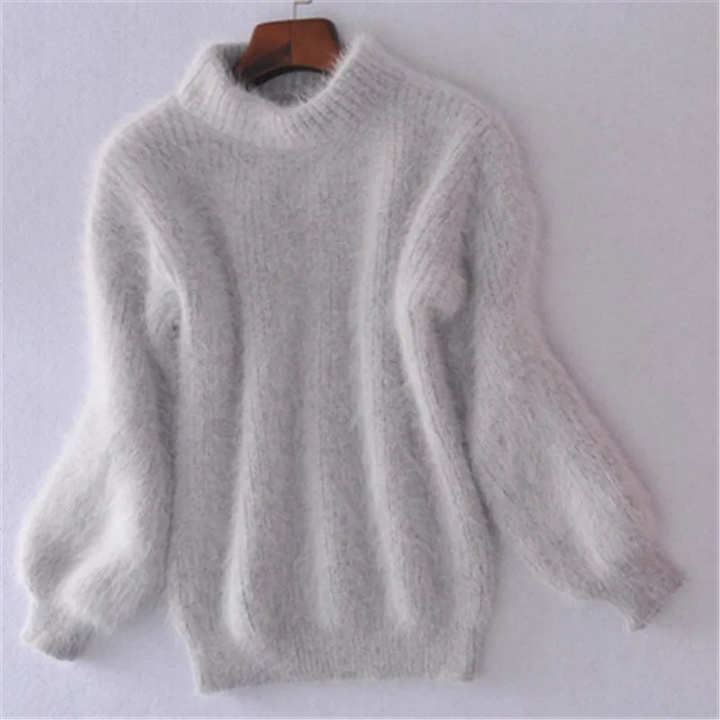 Adelinde | Damen Locker Gestrickter Vintage-Pullover