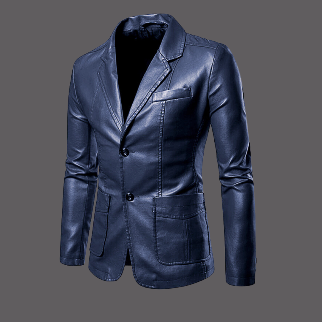 Aaron | Herren modische Lederjacke